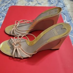 Fendi wedge sandals
